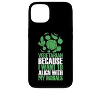 Carcasa para iPhone 13 Vegetariano Alinear con Mi Moral Estilo De Vida Verde
