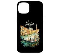 Carcasa para iPhone 13 Venecia Góndola Italia Viaje Souvenir Acuarela