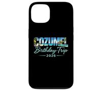 Carcasa para iPhone 13 Viaje de cumpleaños a Cozumel 2026 México Cancún Vacaciones Beach Crew