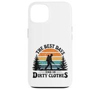 Carcasa para iPhone 13 Vida de Detectorista The Best Days End In Dirty Clothes