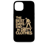 Carcasa para iPhone 13 Vida de Detectorista The Best Days End In Dirty Clothes