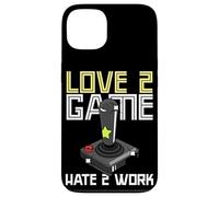 Carcasa para iPhone 13 Vieja Escuela Adulto Gamer Amor 2 Juego Odio 2 Trabajo