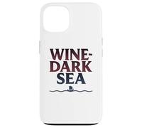 Carcasa para iPhone 13 Vino Mar Oscuro Homero Griego Poesía épica Navegación