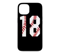 Carcasa para iPhone 13 Vintage Baseball Mom #18 Jersey Jugador de Béisbol Número 18
