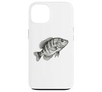 Carcasa para iPhone 13 Vintage Blanco Crappie Fish Fishing Fisherman Angler