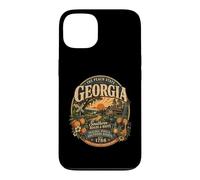 Carcasa para iPhone 13 Vintage Georgia Peach State Southern Roots