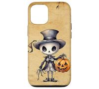 Carcasa para iPhone 13 Vintage Halloween Skeleton Jack Funny