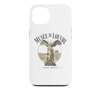 Carcasa para iPhone 13 Vintage Musée du Louvre Victoria alada de Samotracia