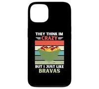 Carcasa para iPhone 13 Vintage Piensan Que Estoy Loco Pero Me Gusta Bravas Lover