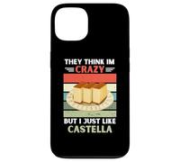 Carcasa para iPhone 13 Vintage Piensan Que Estoy Loco Pero Me Gusta Castella Lover