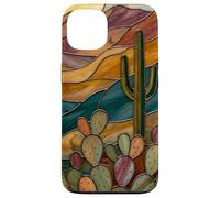 Carcasa para iPhone 13 Vitral Cactus Artful Trendy