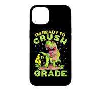 Carcasa para iPhone 13 Volver a la Escuela Cuarto Grado Crush Dinosaur