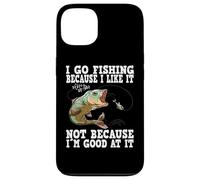 Carcasa para iPhone 13 Voy a Pescar Porque me Gusta, Pesca Divertida