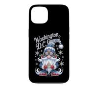 Carcasa para iPhone 13 Washington D.C. Gnomo Navidad Cheer