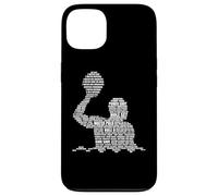 Carcasa para iPhone 13 Waterpolo Player Word Cloud Water Polo Jugadores Entrenador