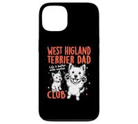 Carcasa para iPhone 13 West Highland Terrier Dad Club Dog Dad Man Día del Padre