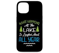 Carcasa para iPhone 13 What Happens At The Lake Is Laughed About All Year