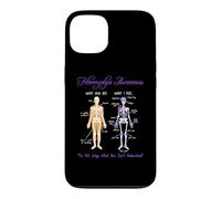 Carcasa para iPhone 13 What You See What I Feel Skeleton Fibromyalgia Awareness