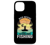 Carcasa para iPhone 13 When Nothing Is Going Right Pesca Pescador Divertido