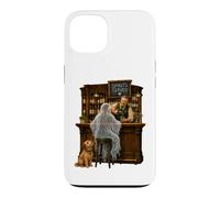 Carcasa para iPhone 13 Whisky Bar Fantasma en el Pub