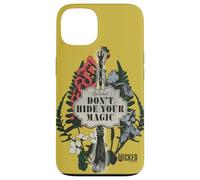 Carcasa para iPhone 13 Wicked Don’t Hide Your Magic Floral Broom