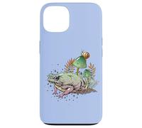 Carcasa para iPhone 13 Womens Girls Cottagecore Magical Frog Toad Snail Goblincore