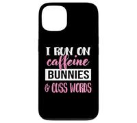 Carcasa para iPhone 13 Womens Girls I Run On Bunnies & Caffeine Bunny Lover