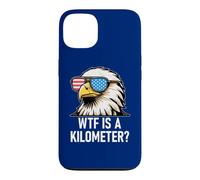 Carcasa para iPhone 13 WTF is a Kilometer 4th of July US Flag USA Eagle America