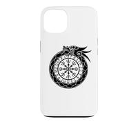 Carcasa para iPhone 13 Yelmo nórdico de Ouroboros del asombro