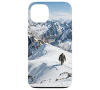 Carcasa para iPhone 13 Yeti Snow Mountain Peak - Gráfico Misterioso de Criatura Oculta