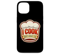 Carcasa para iPhone 13 Yo cocino, eso es lo Que Hago, Chef Vintage, Divertida Cita de Cocina