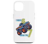 Carcasa para iPhone 13 Yo tenía Seis Ahora Tengo Siete Monster Truck 67 Meme 7 cumpleaños