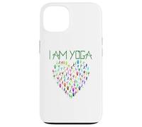 Carcasa para iPhone 13 Yoga T Shirt I Am Yoga Heart Poses Yogi Classes Teacher Gift