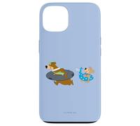 Carcasa para iPhone 13 Yogi Bear Yogi and Boo Boo Going Swimming