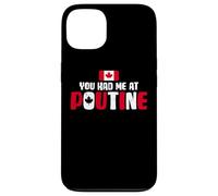 Carcasa para iPhone 13 You Had Me At Poutine Canadian Fries Canada Flag Home Pride