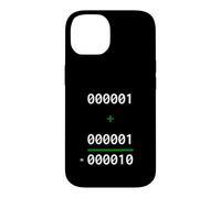 Carcasa para iPhone 14 1+1=10 Binario Matemáticas Broma Programador Humor