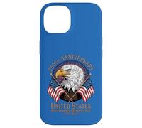 Carcasa para iPhone 14 250 Aniversario USA Bald Eagle American Flag Patriot 1776