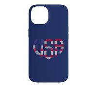 Carcasa para iPhone 14 4 de Julio USA Dot Letter