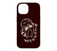 Carcasa para iPhone 14 90s Y2K Creepy Raccoon Evil Laugh Under The Moon