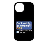Carcasa para iPhone 14 942 A los Mosquitos Les gustó tu publicación Mosquito Meme Funny Camping