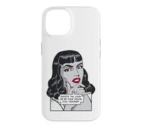Carcasa para iPhone 14 A Pesar de la Mirada en mi Cara, todavía estás Hablando de Arte Pop