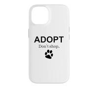 Carcasa para iPhone 14 Adopta No Compre Animal Rescue