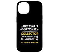 Carcasa para iPhone 14 Adulting is Optional Funny Collector Infancia Kidults