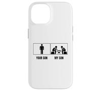 Carcasa para iPhone 14 Ajedrez Jugador Tu Hijo Mi Hijo Papá Mamá Divertido AJ