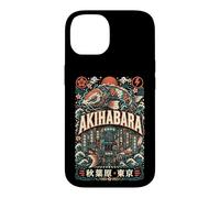 Carcasa para iPhone 14 Akihabara Mecánica Koi Futuro Distrito Tokio Japón Gráfico