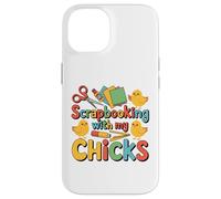 Carcasa para iPhone 14 Álbum de Recortes con My Chicks Chicken Craft Hobby