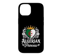 Carcasa para iPhone 14 Algerian Princess Algeria Flag Proud Algerian Girl
