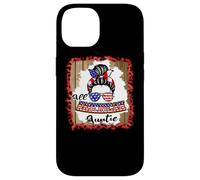 Carcasa para iPhone 14 All American Auntie Patriotic Matching Family 4th of July