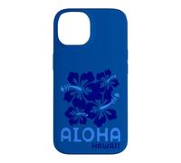 Carcasa para iPhone 14 Aloha Hawaii Blue Hibiscus