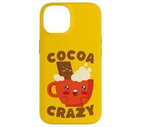 Carcasa para iPhone 14 Amante de Las Bebidas Kawaii Hot Cocoa Crazy Chocolate